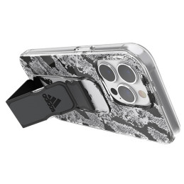 Adidas SP Clear Grip Case iPhone 13 / iPhone 13 Pro - juoda ir pilka