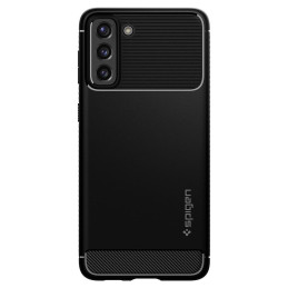 Spigen Rugged Armor dėklas, skirtas Samsung Galaxy S21 - matinė juoda