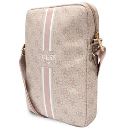 Guess 4G Stripes krepšys 10" planšetei – rožinis