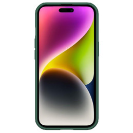 Nillkin CamShield Pro magnetinis dėklas, skirtas iPhone 15 su fotoaparato apsauga – žalia