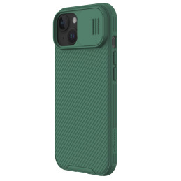 Nillkin CamShield Pro magnetinis dėklas, skirtas iPhone 15 su fotoaparato apsauga – žalia
