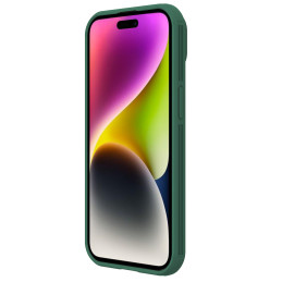 Nillkin CamShield Pro magnetinis dėklas, skirtas iPhone 15 su fotoaparato apsauga – žalia