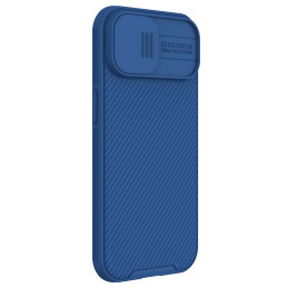 Nillkin CamShield Pro magnetinis dėklas, skirtas iPhone 15 su fotoaparato apsauga – mėlynas