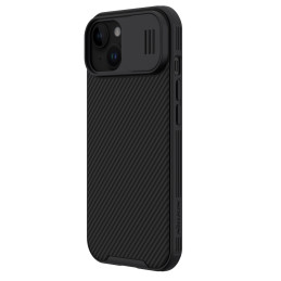 Nillkin CamShield Pro magnetinis dėklas, skirtas iPhone 15 su fotoaparato apsauga – juodas
