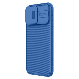 Nillkin CamShield Pro magnetinis dėklas, skirtas iPhone 15 Pro su fotoaparato apsauga – mėlynas
