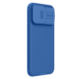 Nillkin CamShield Pro magnetinis dėklas, skirtas iPhone 15 Pro su fotoaparato apsauga – mėlynas