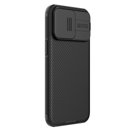 Nillkin CamShield Pro magnetinis dėklas, skirtas iPhone 15 Pro su fotoaparato apsauga – juodas