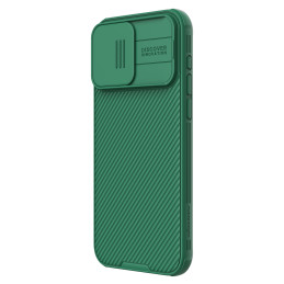 Nillkin CamShield Pro magnetinis dėklas, skirtas iPhone 15 Pro Max su fotoaparato apsauga – žalias