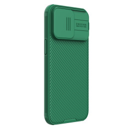 Nillkin CamShield Pro magnetinis dėklas, skirtas iPhone 15 Pro Max su fotoaparato apsauga – žalias