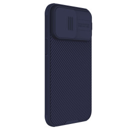 Nillkin CamShield Pro magnetinis dėklas, skirtas iPhone 15 Pro Max su fotoaparato apsauga – violetinė