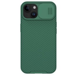 Nillkin CamShield Pro magnetinis dėklas, skirtas iPhone 15 Plus su fotoaparato apsauga – žalia