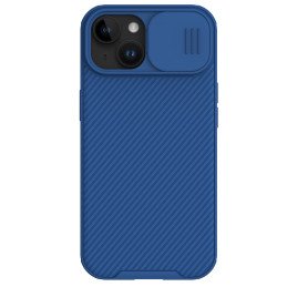 Nillkin CamShield Pro magnetinis dėklas, skirtas iPhone 15 Plus su fotoaparato apsauga – mėlynas