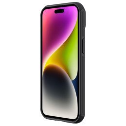 Nillkin CamShield Pro magnetinis dėklas, skirtas iPhone 15 Plus su fotoaparato apsauga – juodas