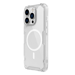 Nillkin Nature Pro šarvuotas dėklas su MagSafe, skirtas iPhone 15 Pro Max - baltas