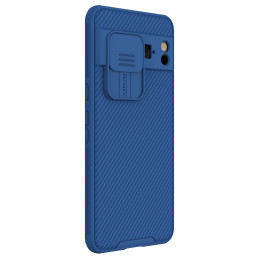 Nillkin CamShield Pro dėklas su fotoaparato dangteliu, skirtas Google Pixel 8 Pro – mėlynas