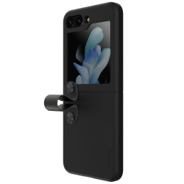 Nillkin Flex Flip dėklas su pakabuku ir stovu Samsung Galaxy Z Flip 5 - juodas