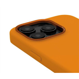 Dekoduotas silikoninis dėklas su MagSafe, skirtas iPhone 14 Pro Max - oranžinis