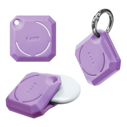LAUT Huex Gems AirTag dėklas – violetinis