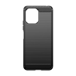 Lankstus anglies rašto dėklas Xiaomi Redmi 12 Carbon Case - juodas