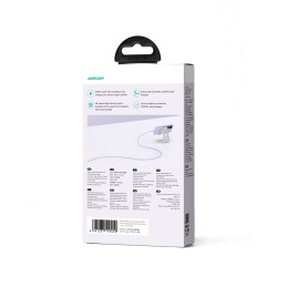 Joyroom Multi-Color Series S-A34 USB-A / USB-C laidas 100W 1m - violetinė