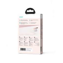 Joyroom Multi-Color Series S-A34 USB-A / USB-C laidas 100W 1m - rožinė