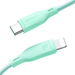 Joyroom Multi-Color Series S-A34 USB-C / USB-C PD kabelis 60W 1m - violetinė