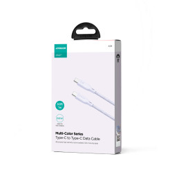 Joyroom Multi-Color Series S-A34 USB-C / USB-C PD kabelis 60W 1m - violetinė