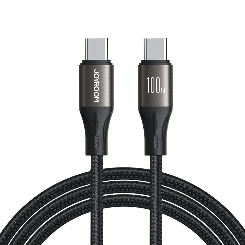 Joyroom Light-Speed Series S-A25 USB-C / USB-C laidas 100 W 1,2 m - juodas