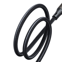 Joyroom Light-Speed Series S-A25 USB-C / USB-C laidas 100 W 1,2 m - juodas