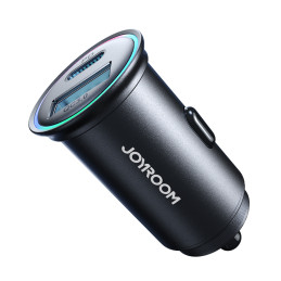 Joyroom JR-CCN04 60W USB-A USB-C mini įkroviklis - juodas