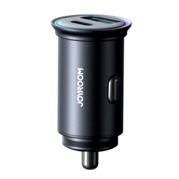 Joyroom JR-CCN04 60W USB-A USB-C mini įkroviklis - juodas