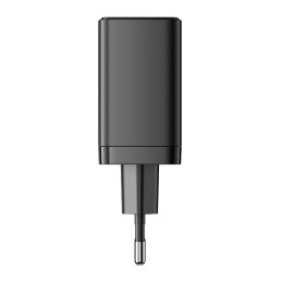 Joyroom JR-TCF09 greitas įkroviklis 2x USB-C 40W - juodas