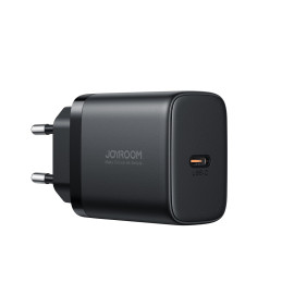 Joyroom JR-TCF11 greitas įkroviklis iki 25W + USB-C / USB-C laidas 1m - juodas