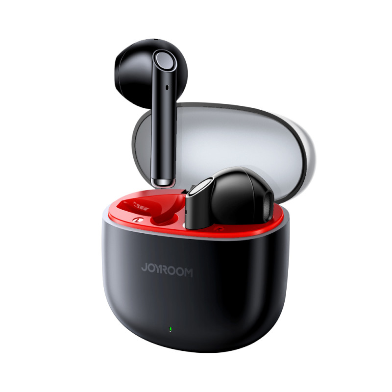 TWS Joyroom Jpods serijos JR-PB2 IPX4 belaidės ausinės – juodos