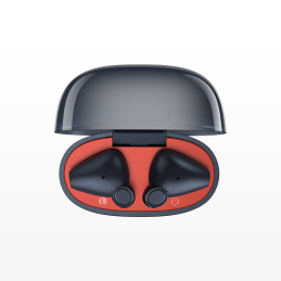 TWS Joyroom Jpods serijos JR-PB2 IPX4 belaidės ausinės – juodos