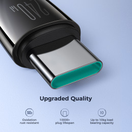Joyroom Pioneer Series SA31-CC5 USB-C / USB-C laidas 240W 1,2m - juodas