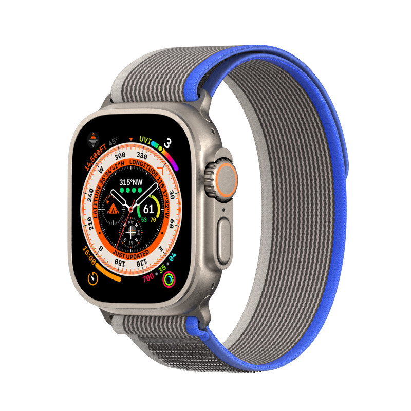 Sportinis Velcro dirželis, skirtas Apple Watch Ultra / 9 / 8 / 7 / 6 / SE / 5 / 4 / 3 / 2 / 1 (42, 44, 45, 49 mm) Dux Du...