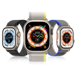 Sportinis Velcro dirželis, skirtas Apple Watch Ultra / 9 / 8 / 7 / 6 / SE / 5 / 4 / 3 / 2 / 1 (42, 44, 45, 49 mm) Dux Du...