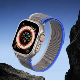 Sportinis Velcro dirželis, skirtas Apple Watch Ultra / 9 / 8 / 7 / 6 / SE / 5 / 4 / 3 / 2 / 1 (42, 44, 45, 49 mm) Dux Du...