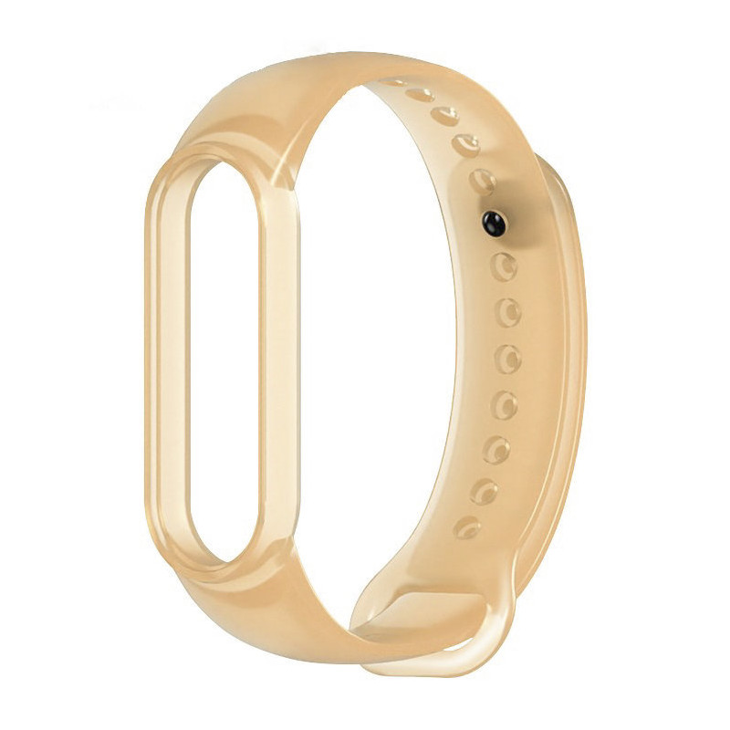 Pakaitinis silikoninis apyrankės dirželis, skirtas Xiaomi Mi Band 5/ 6 aukso
