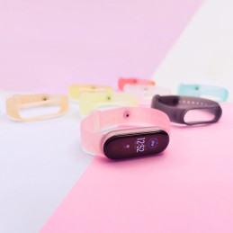 Pakaitinis silikoninis apyrankės dirželis, skirtas Xiaomi Mi Band 5/ 6 aukso