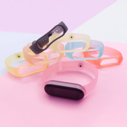 Pakaitinis silikoninis apyrankės dirželis, skirtas Xiaomi Mi Band 5/ 6 aukso