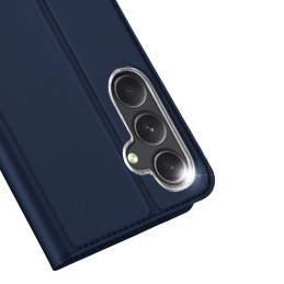 Piniginės dėklas su stovu Samsung Galaxy S23 FE Dux Ducis Skin Pro - mėlynas