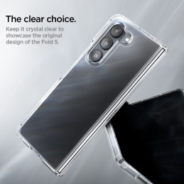 Spigen Ultra Hybrid dėklas, skirtas Samsung Galaxy Z Fold 5 - skaidrus