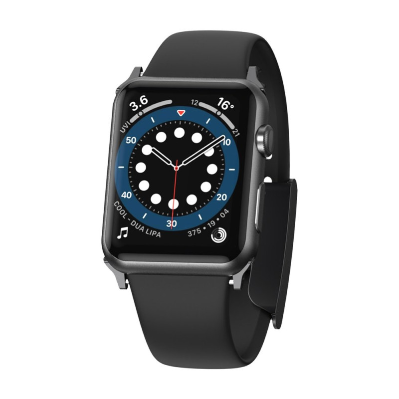 „Baseus Slip-Thru Strap Strap Band“ apyrankė, skirta „Apple Watch 3/ 4/ 5/ 6/ SE“, 38 mm / 40 mm juoda (LBWSE-01)