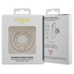 Guess MagSafe Ring Kalnų krištolinis laikiklis - auksinis