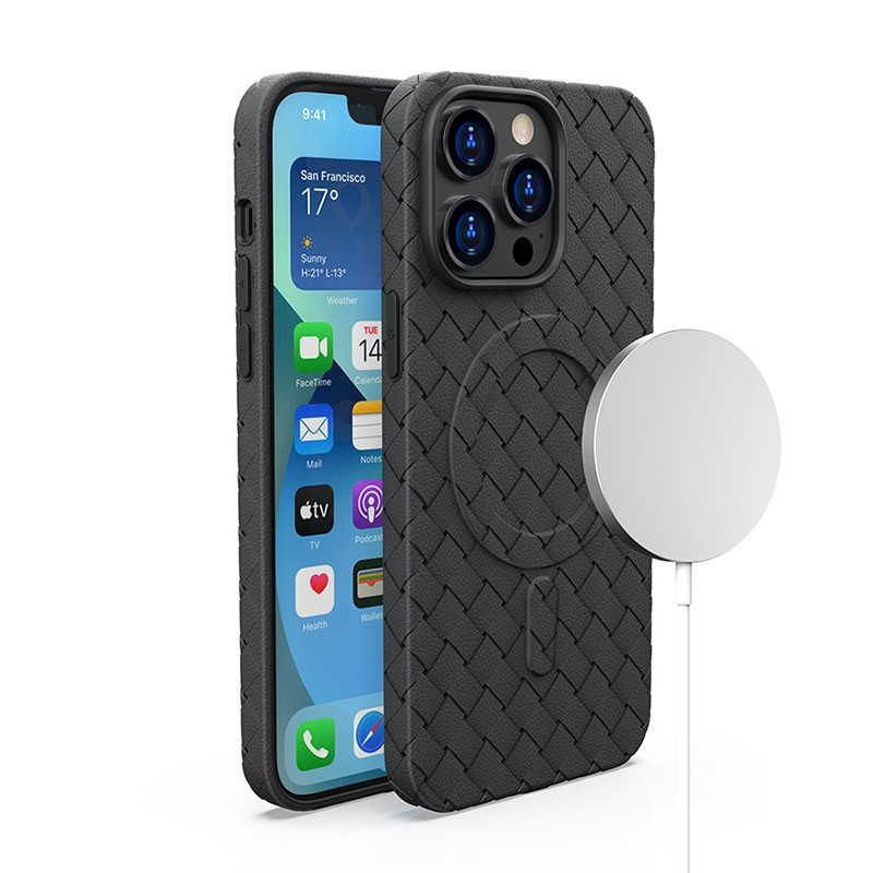MagSafe austas dėklas iPhone 15 Pro Max - juodas