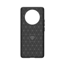 Lankstus anglies rašto dėklas, skirtas Realme 11 Pro / 11 Pro+ Carbon Case - juodas