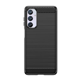 Lankstus anglies rašto dėklas, skirtas Samsung Galaxy M54 Carbon Case - juodas