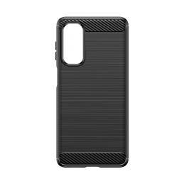 Lankstus anglies rašto dėklas, skirtas Samsung Galaxy M54 Carbon Case - juodas